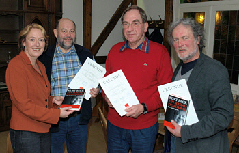 von links: Beate Reich, Gnter Martin (40 Jahre SPD), Werner Paetzel (50 Jahre SPD) und Hubertus Raabe (10 Jahre SPD)
